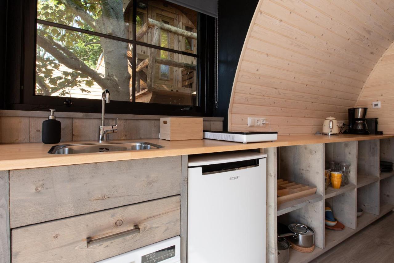 Pod Huisje Met Hottub Dokkum Buitenkant foto