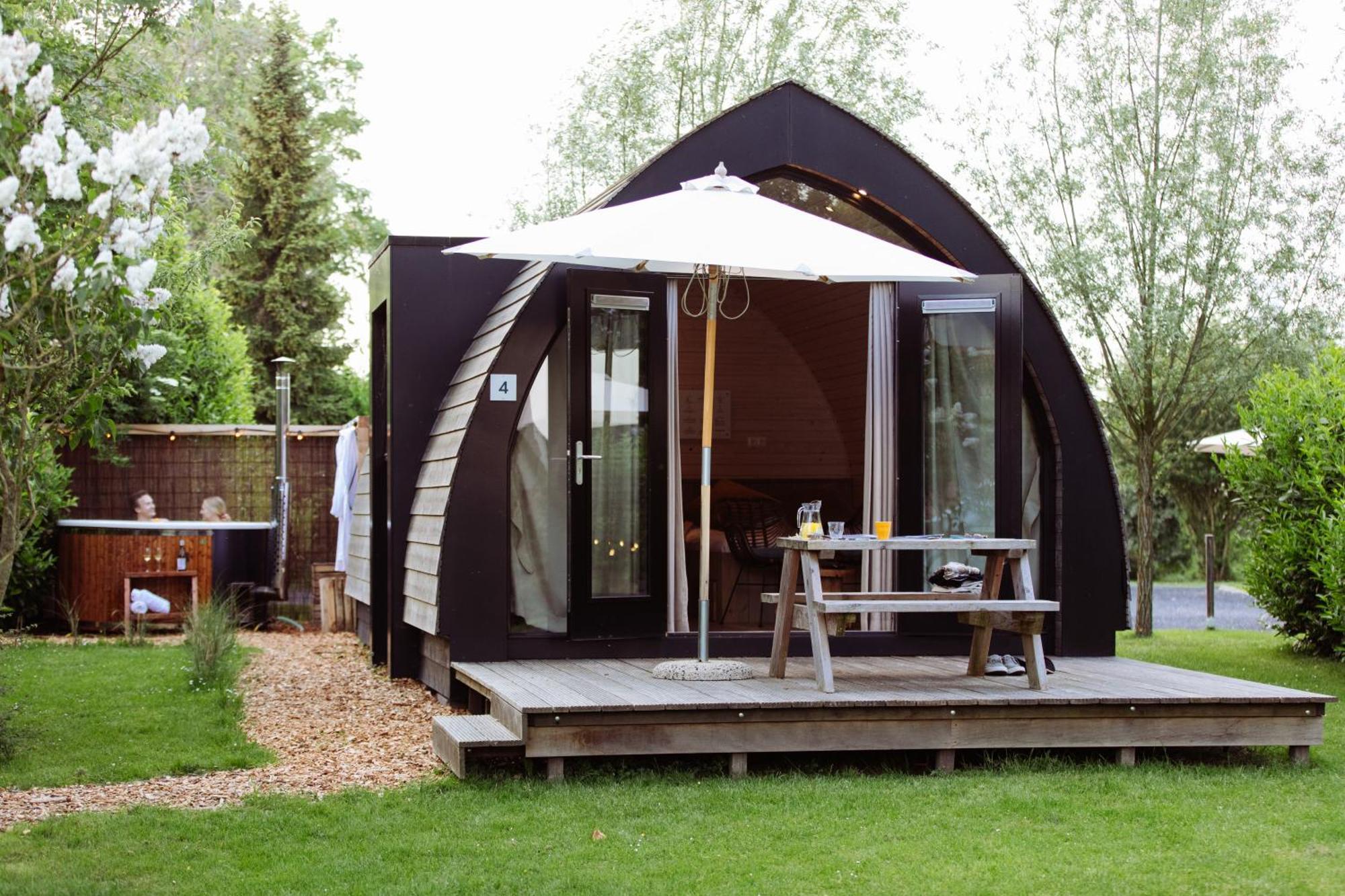 Pod Huisje Met Hottub Dokkum Buitenkant foto